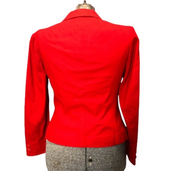Pendleton Red Virgin Wool Vintage Blazer Jacket Sz S - Picture 8 of 9